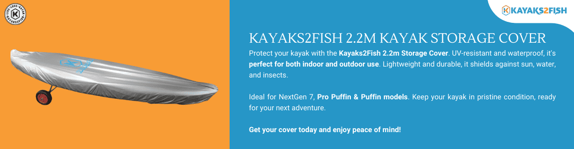 Kayaks2Fish 2.2m Kayak Storage Cover Silver