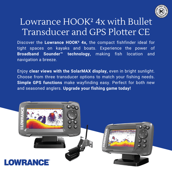 LOWRANCE Hook2-4X sonar and transducer - AliExpress