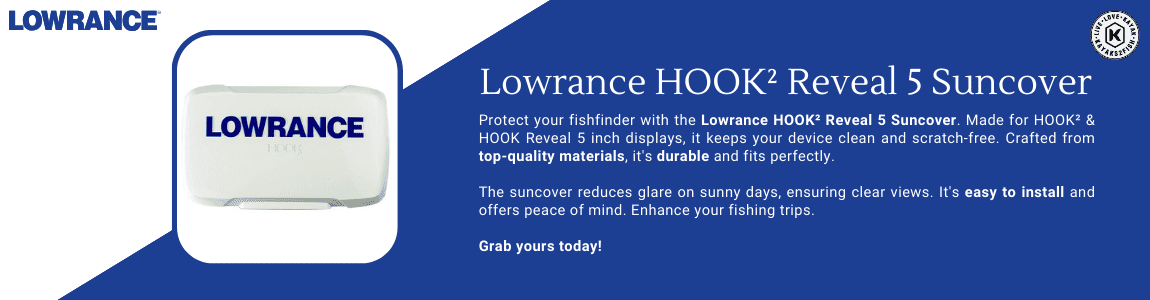 Lowrance HOOK² Reveal 5 Suncover