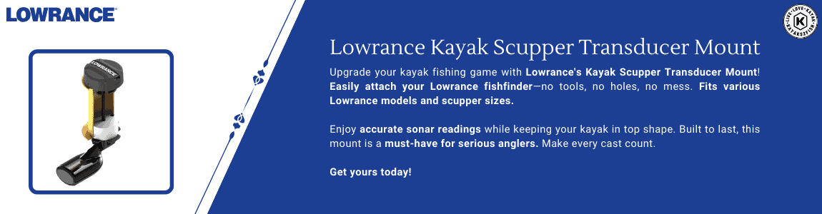 Lowrance Kayak Scupper Transducer Mount