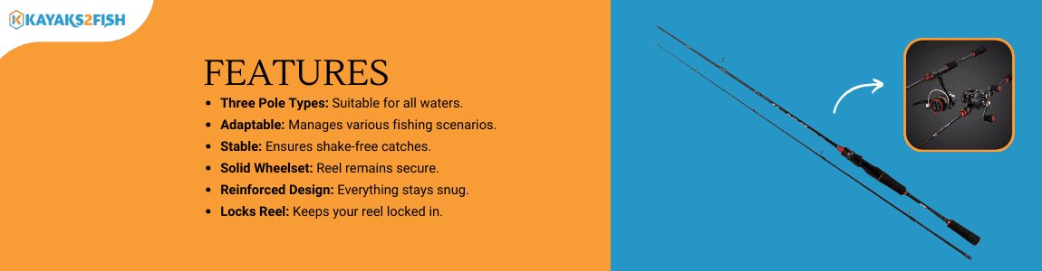 NextGen Carbon Fiber Spinning Fishing Rod 1.8m