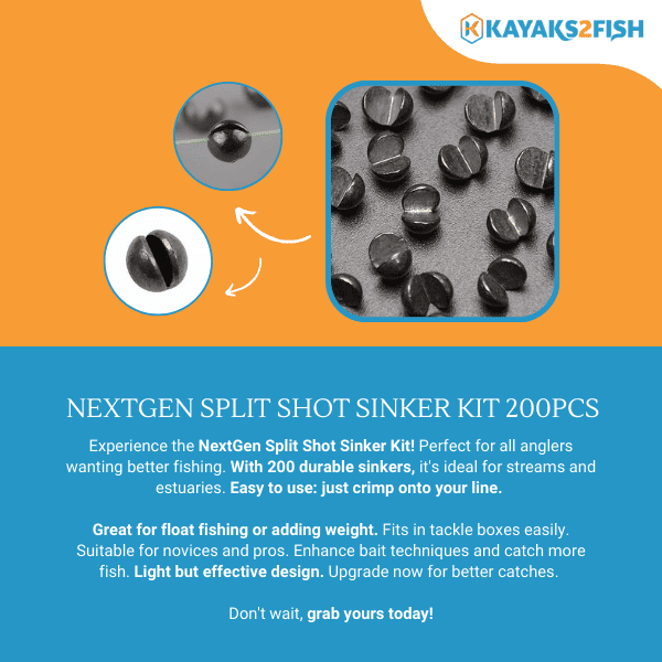 NextGen Split Shot Sinker Kit 200pcs