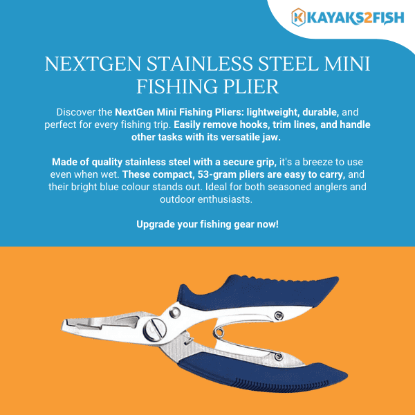 https://www.kayaks2fish.com/assets/images/NextGen_Stainless_Steel_Mini_Fishing_Plier_desc_mobile.png