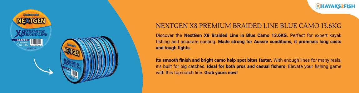 NextGen X8 Premium Braided Line Blue Camo 13.6KG