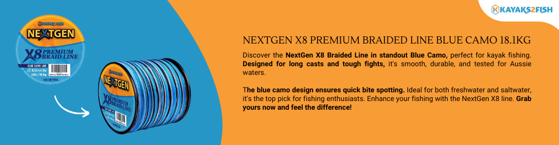 NextGen X8 Premium Braided Line Blue Camo 18.1kg