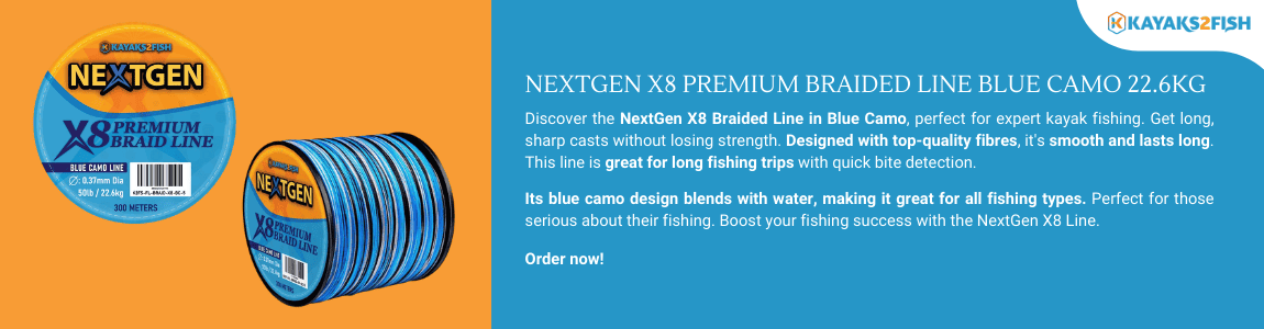 NextGen X8 Premium Braided Line Blue Camo 22.6kg