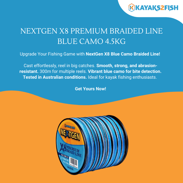 NextGen X8 Premium Braided Line Blue Camo 4.5KG