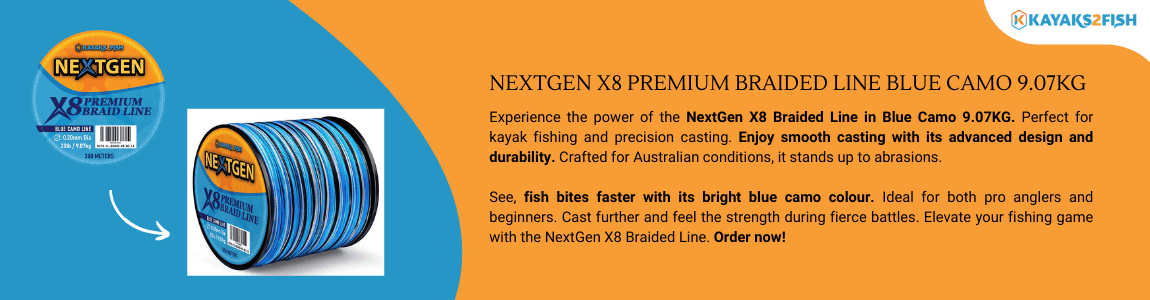 NextGen X8 Premium Braided Line Blue Camo 9.07KG