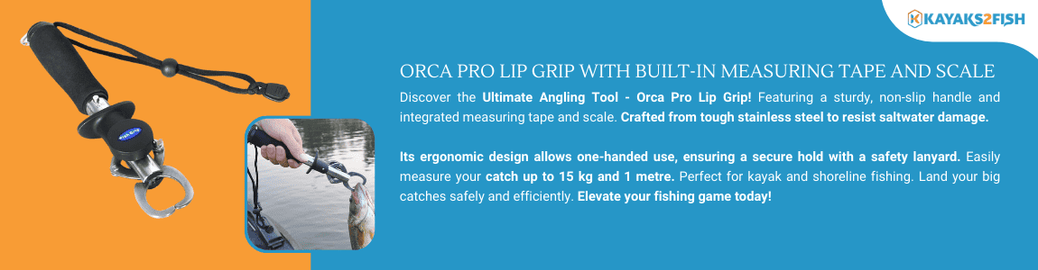 Orca Pro Lip Grip with Built-in Measuring Tape and Scale