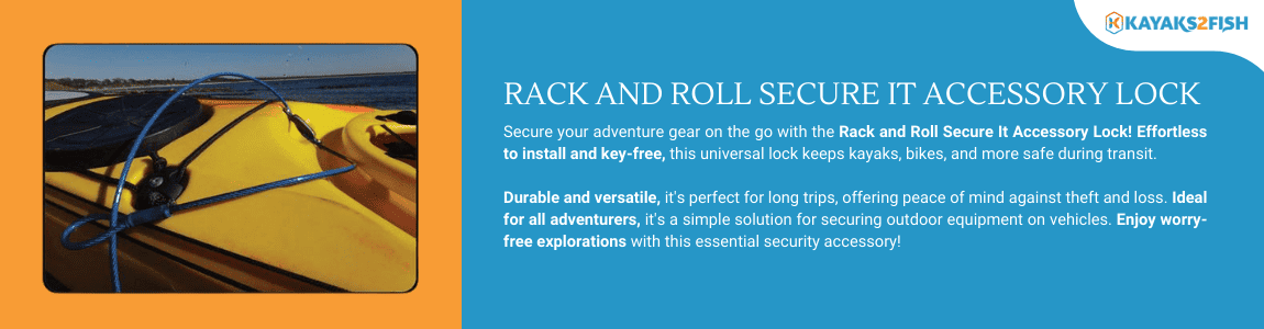 K2F Rack and Roll Secure It Accessory Lock
