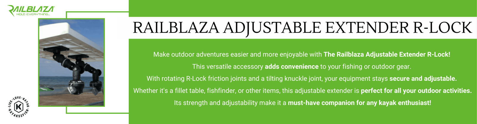 Railblaza Adjustable Extender R-Lock