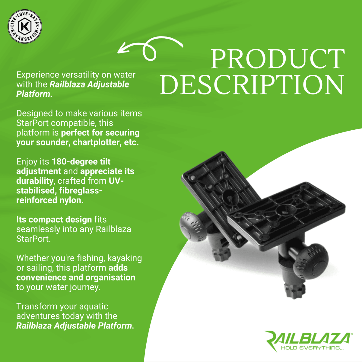 Railblaza Adjustable Platform