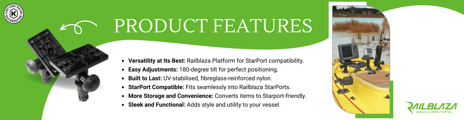 Railblaza Adjustable Platform