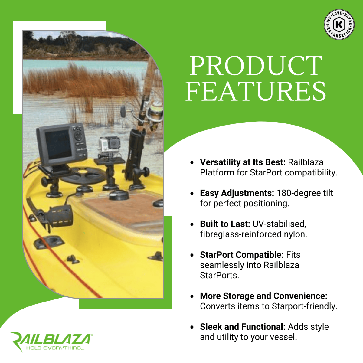 Railblaza Adjustable Platform