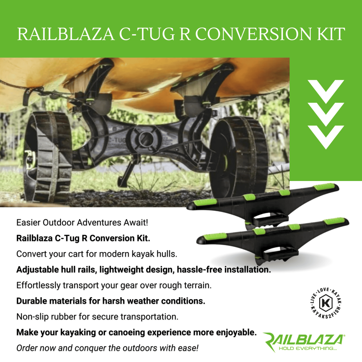 Railblaza C-Tug R Conversion Kit