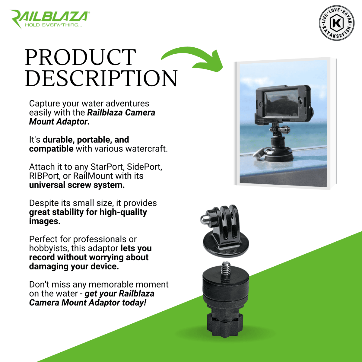 Railblaza Camera Mount Adaptor
