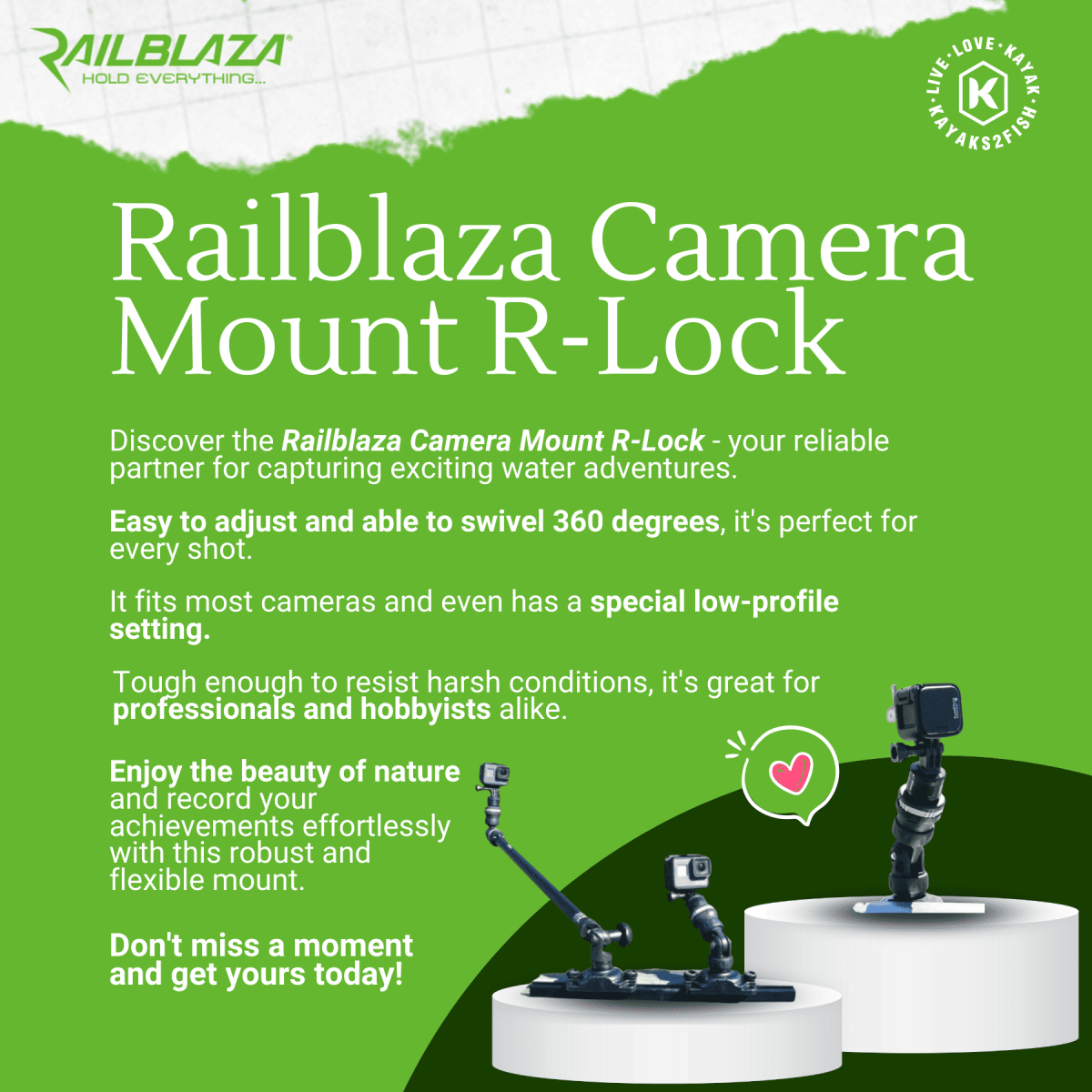 Railblaza Camera Mount R-Lock
