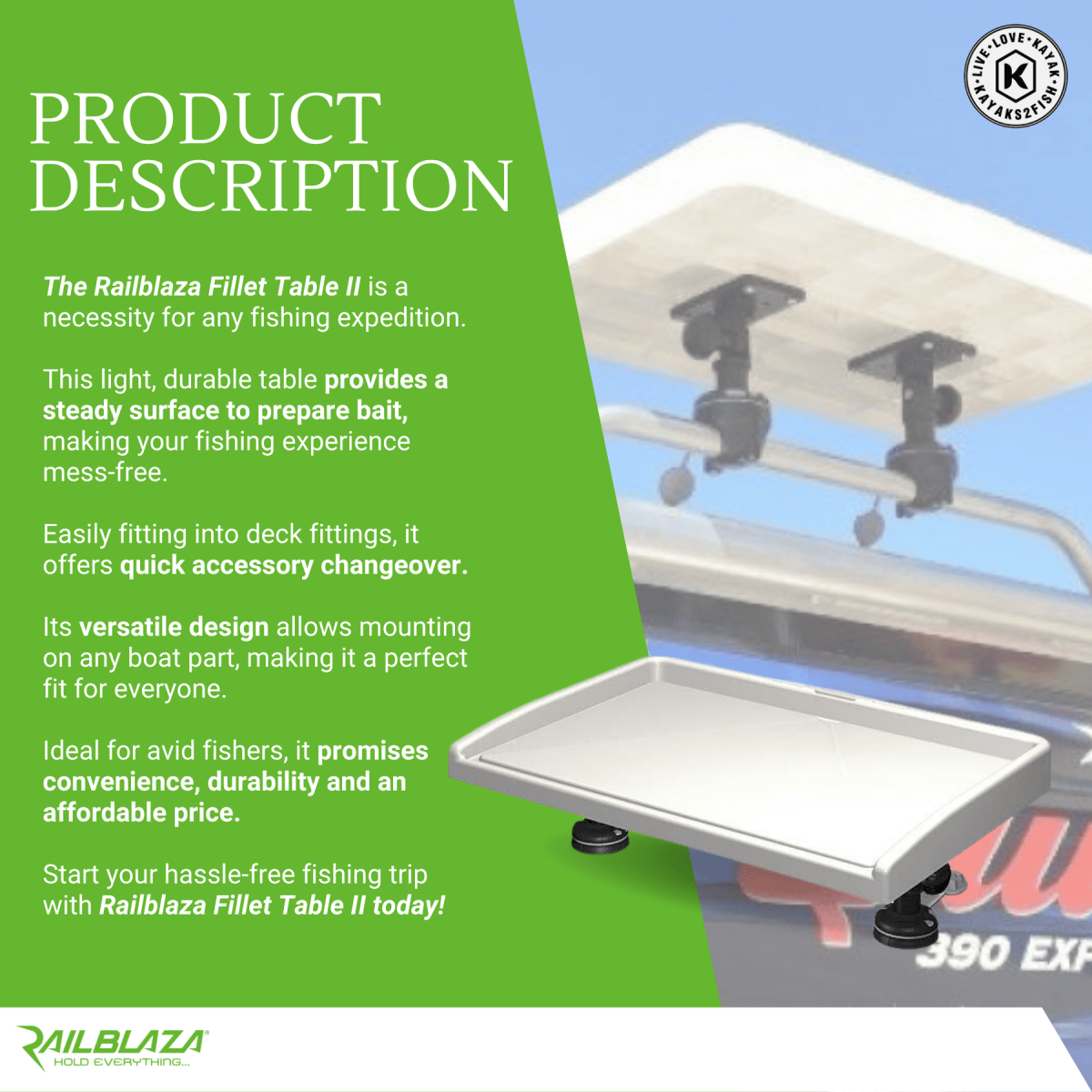 Railblaza Fillet Table II