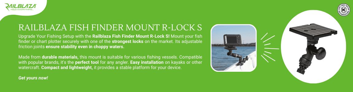 Railblaza Fish Finder Mount R-Lock S - $45 - Kayaks2Fish