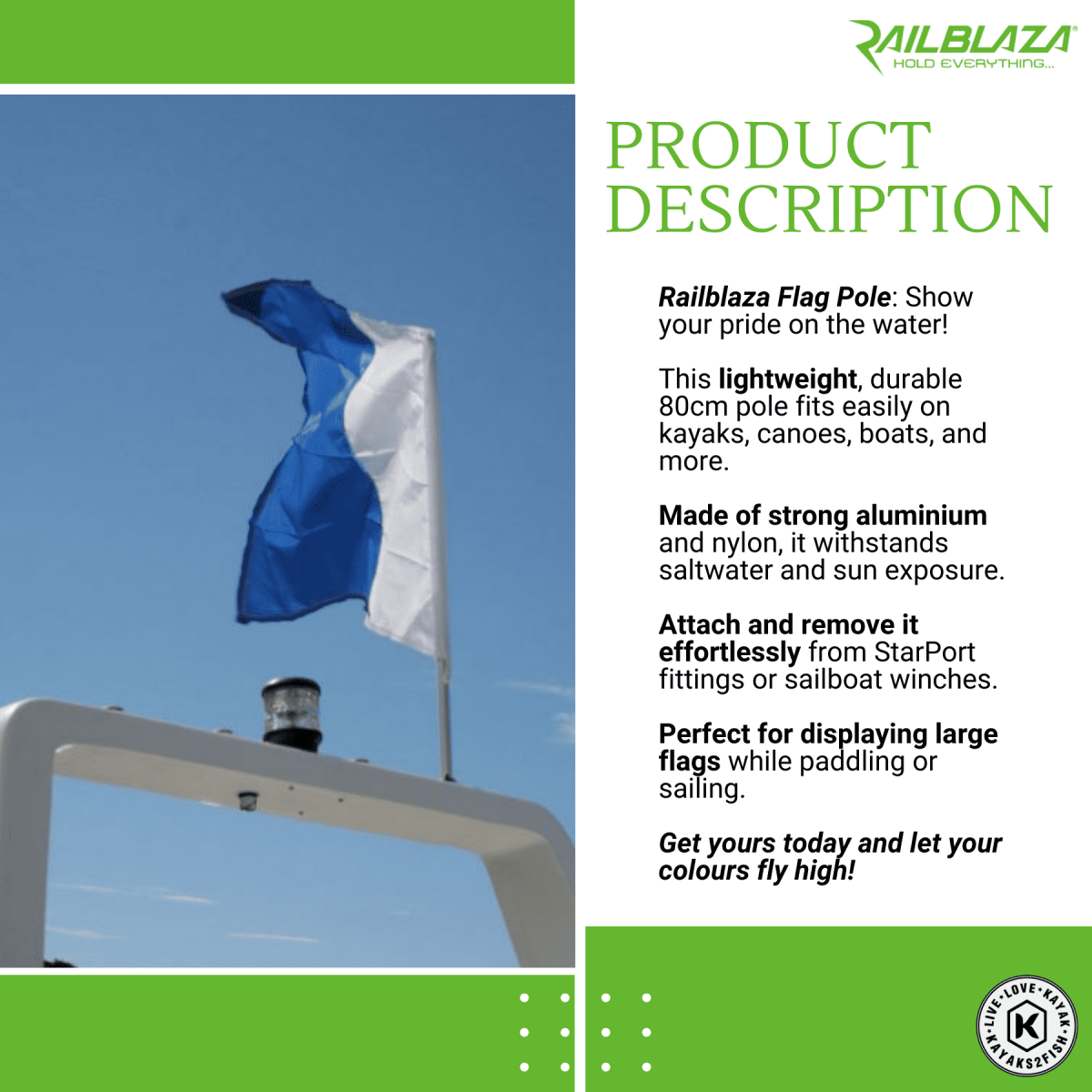 Railblaza Flag Pole