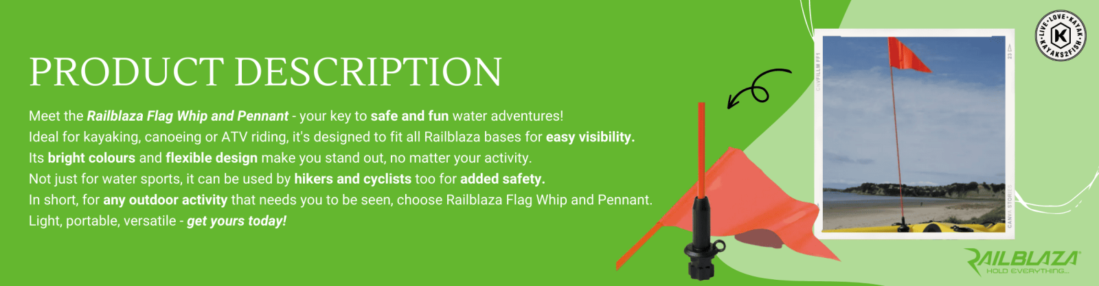 Railblaza Flag Whip