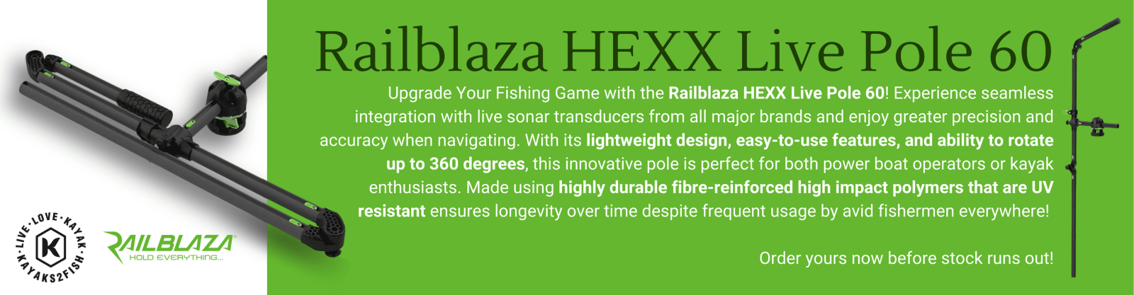 Railblaza HEXX Live Pole 60