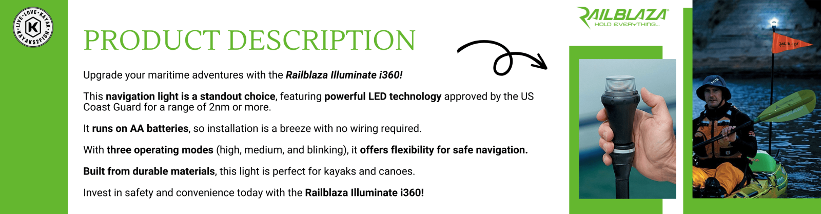 Railblaza Illuminate i360