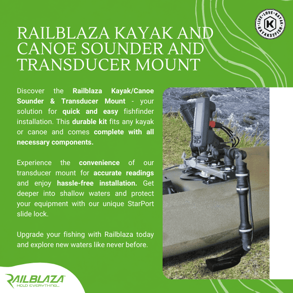 Railblaza Kayak and Canoe Sounder and Transducer Mount