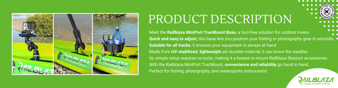 Railblaza MiniPort TracMount Base