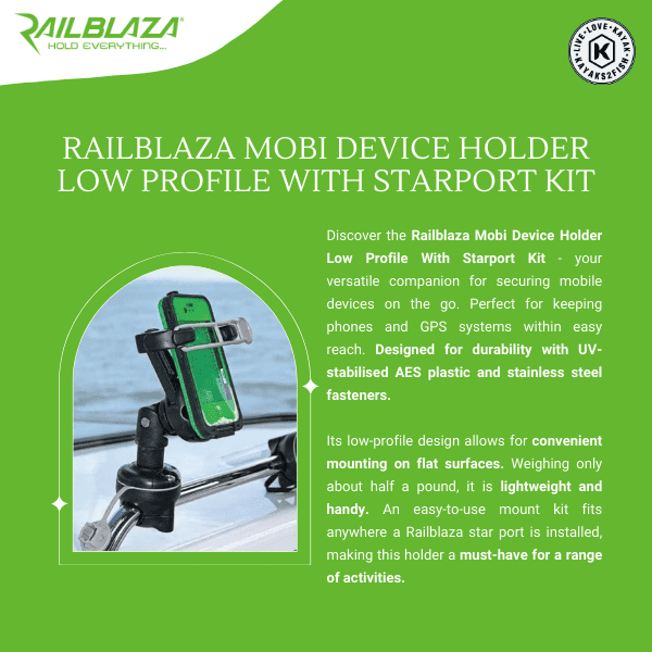 Railblaza Mobi Device Holder Low Profile with Starport Kit