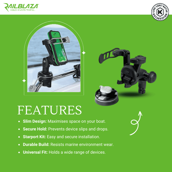 Railblaza Mobi Device Holder Low Profile with Starport Kit