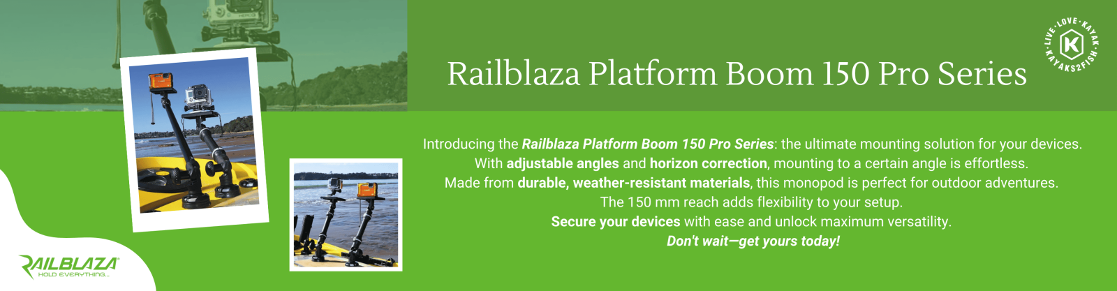 Railblaza Platform Boom 150 Pro Series