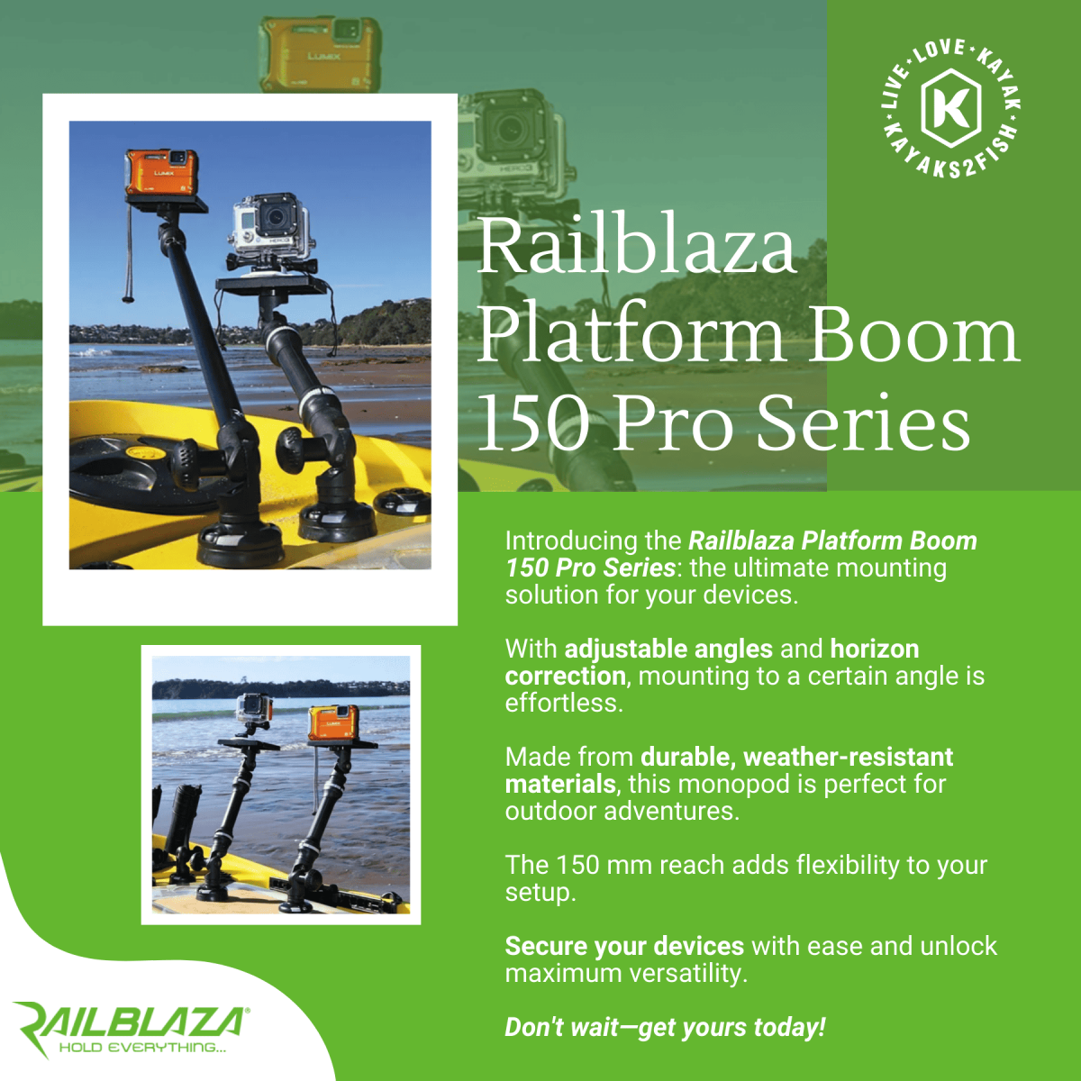 Railblaza Platform Boom 150 Pro Series