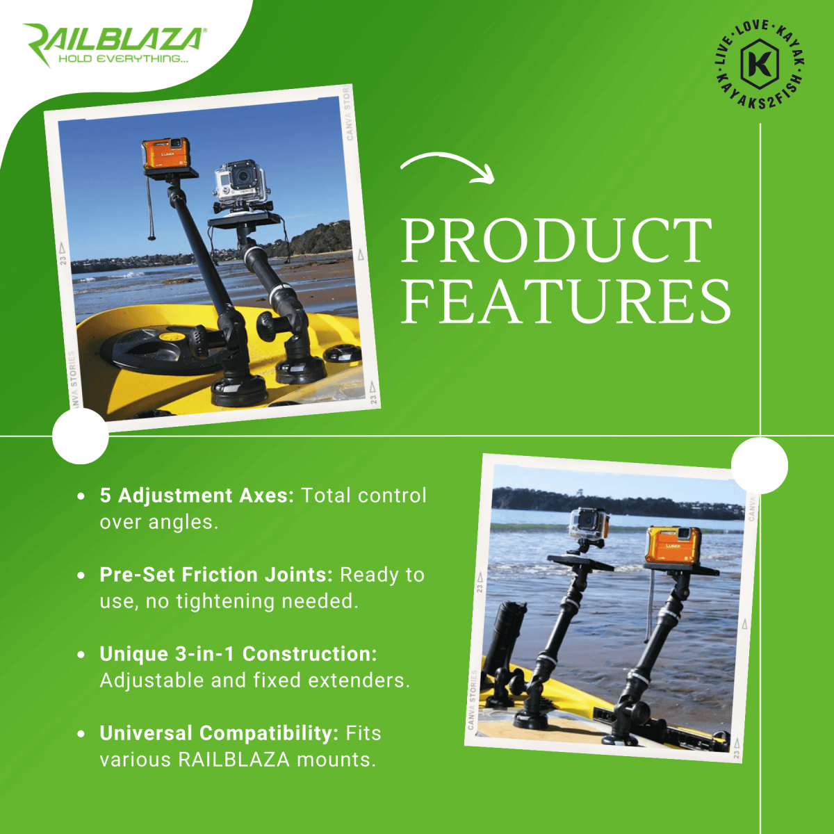 Railblaza Platform Boom 150 Pro Series