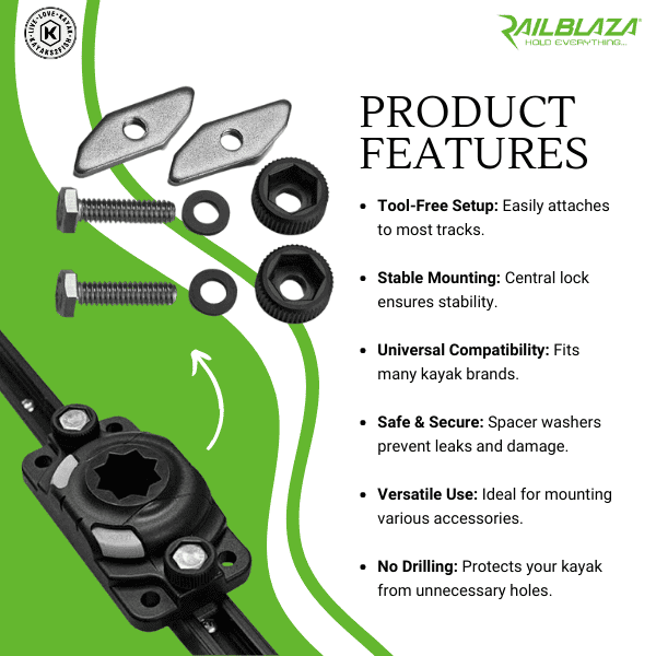 Railblaza StarPort HD TracMount Kit