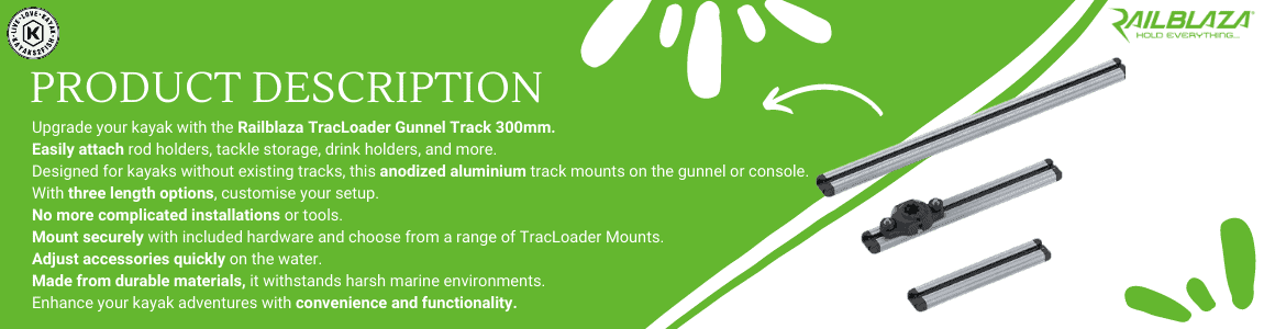 Railblaza TracLoader Gunnel Track 300mm