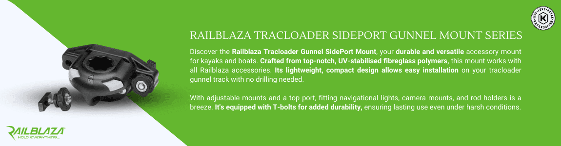 Railblaza TracLoader SidePort Gunnel Mount Series
