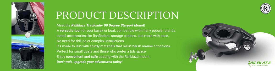 Railblaza Tracloader 90 Degree Starport Mount