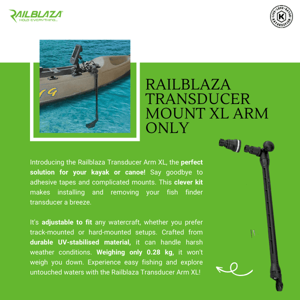 Railblaza Transducer Mount XL Arm Only