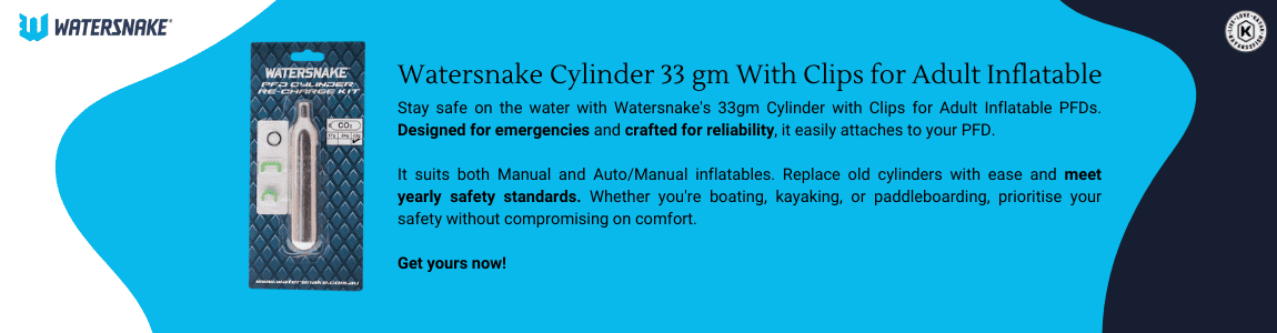 Watersnake Cylinder 33 gm With Clips for Adult Inflatable