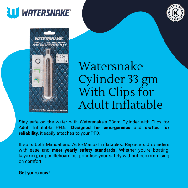 Watersnake Cylinder 33 gm With Clips for Adult Inflatable