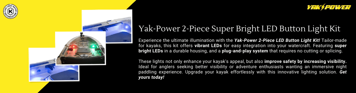 Yak-Power 2-Piece Super Bright LED Button Light Kit