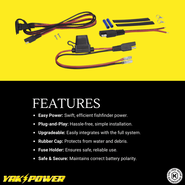 Yak-Power 48In Fish Finder Power Kit