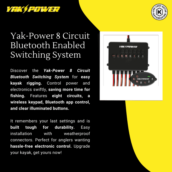 Yak-Power 8 Circuit Bluetooth Enabled Switching System
