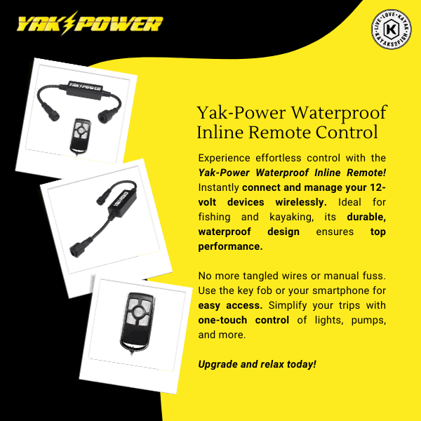 Yak-Power Waterproof Inline Remote Control
