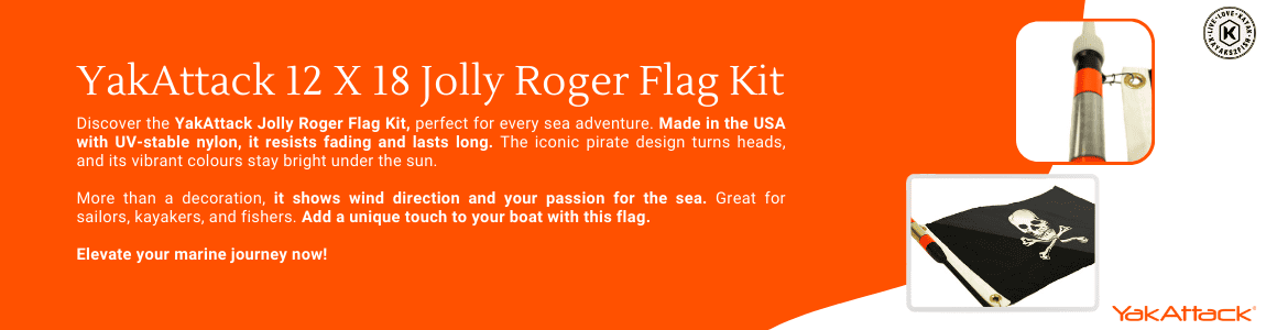 YakAttack 12 X 18 Jolly Roger Flag Kit