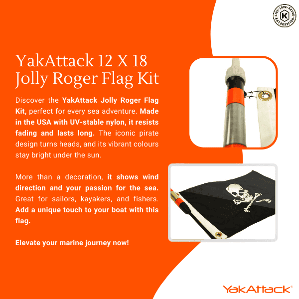 YakAttack 12 X 18 Jolly Roger Flag Kit