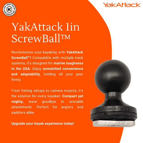 YakAttack 1in ScrewBall