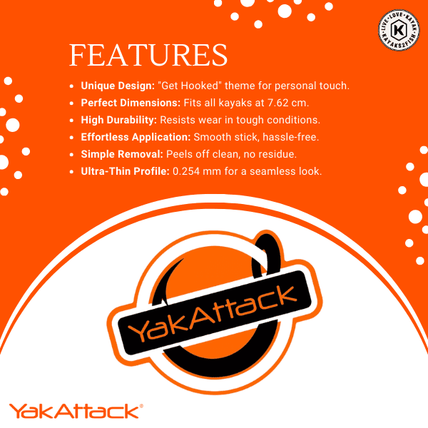 YakAttack 3in Get Hooked Decal