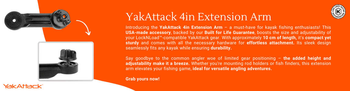 YakAttack 4in Extension Arm